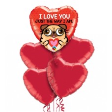 I Love You Just the Way I Am Balloon Bouquet